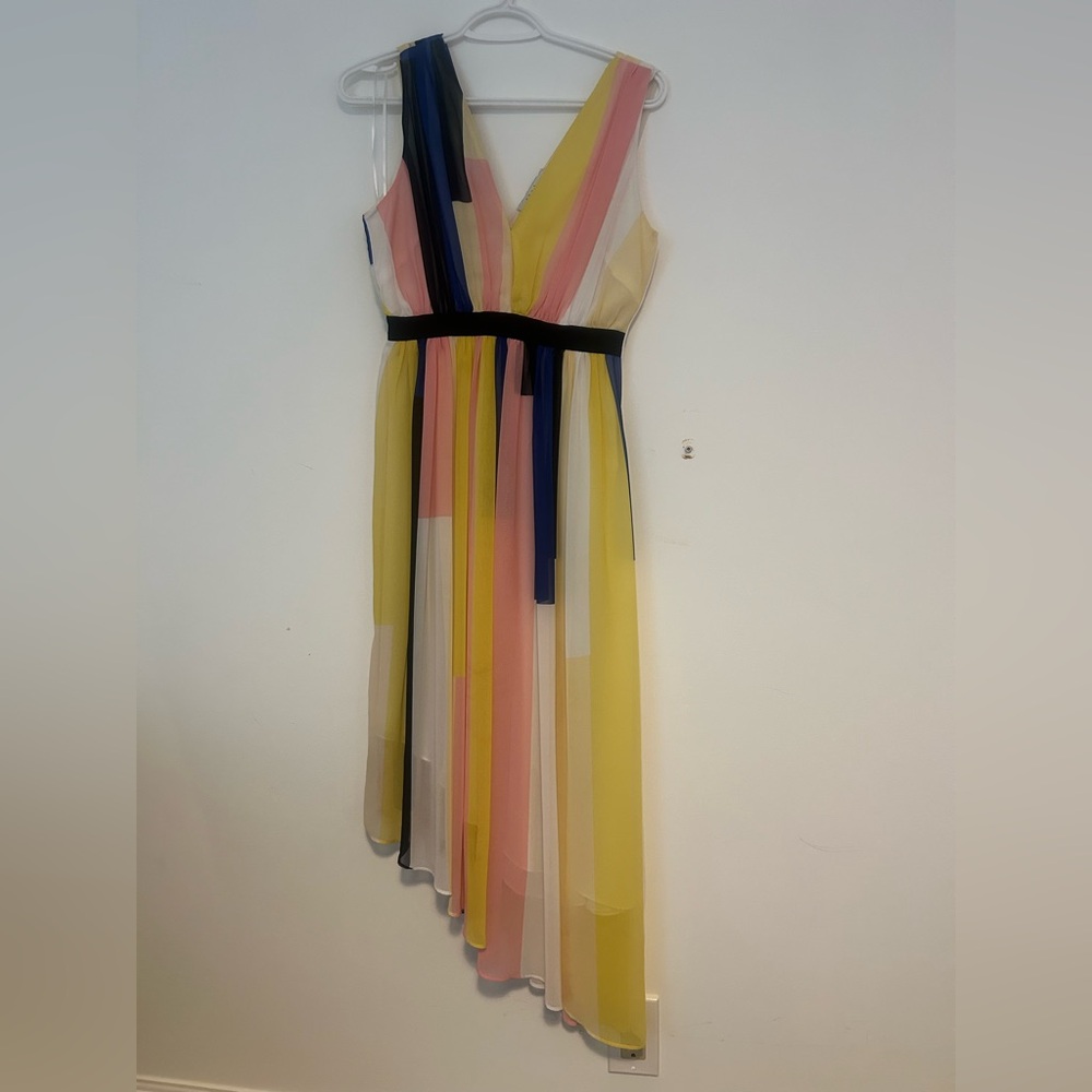 Sandro Multicolor Asymmetrical Dress
